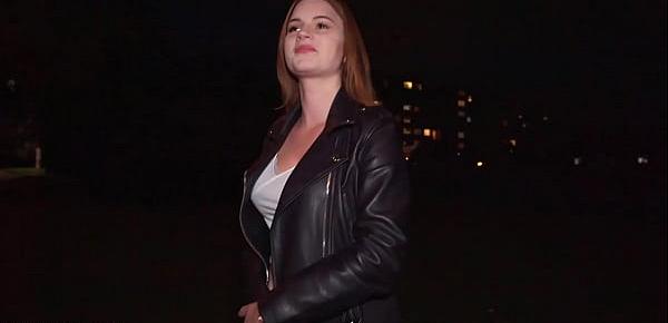  Public Agent Katarina Rina Fucked Doggystyle At Night in the Woods